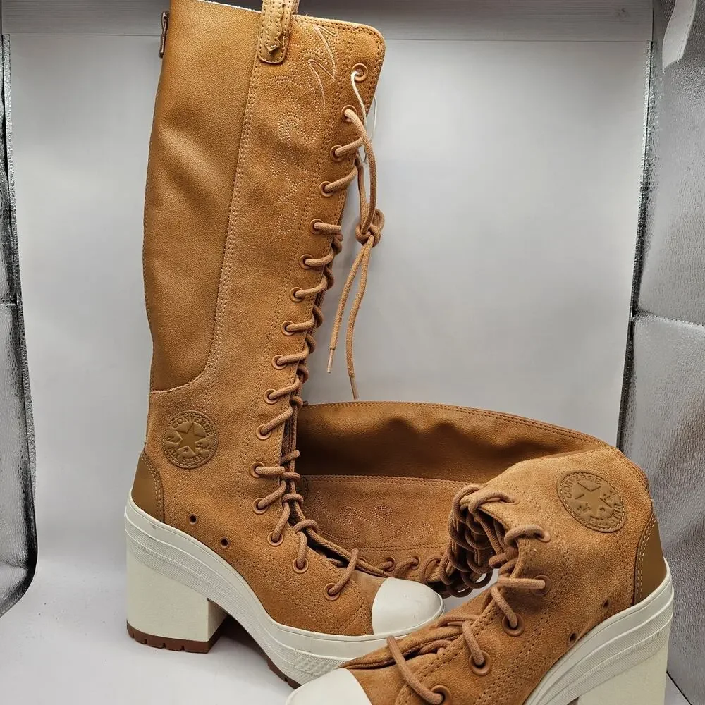 CONVERSE WOMEN'S 6.5 CHUCK 70 DE LUXE HEEL XX PLATFORM HIGH WESTERN A 15660C